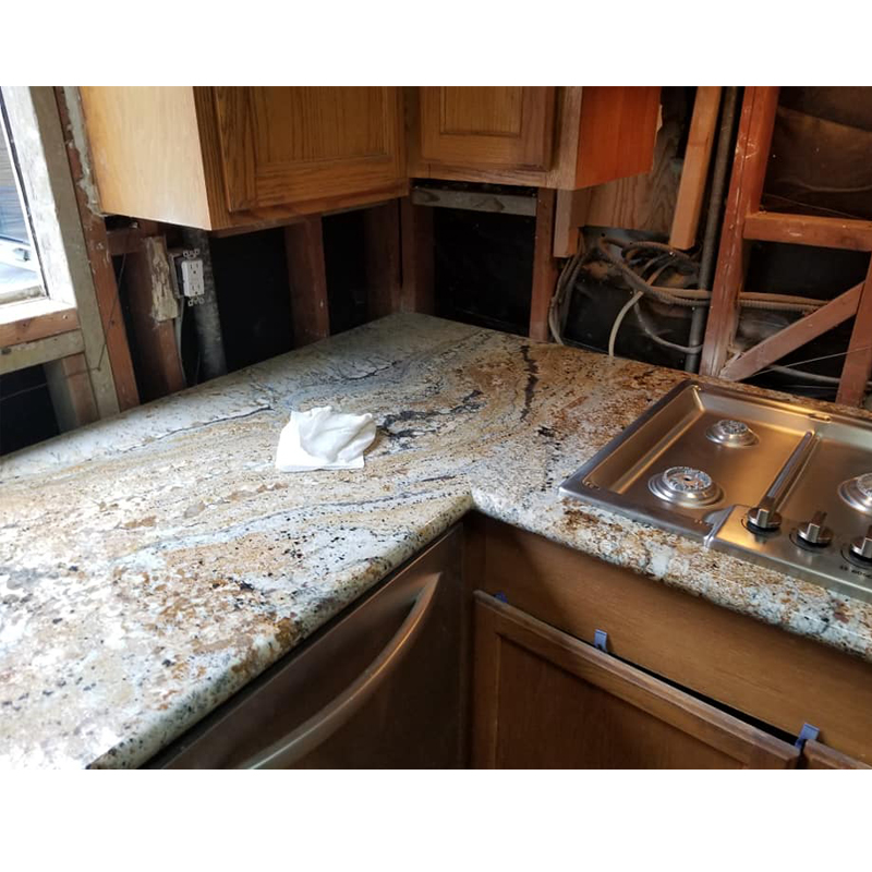 Sunny flower granite prefab laminate countertops